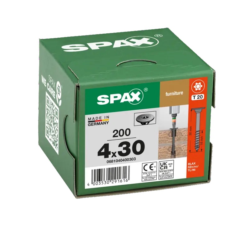 corpusschroef zwart spax-3 corpusschroef zwart spax-3