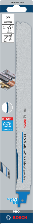 reciprozaagblad bosch endurance h. metal-2 reciprozaagblad bosch endurance h. metal-2