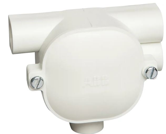 lasdoos top-T-doos dubbel pvc abb-1 lasdoos top-T-doos dubbel pvc abb-1