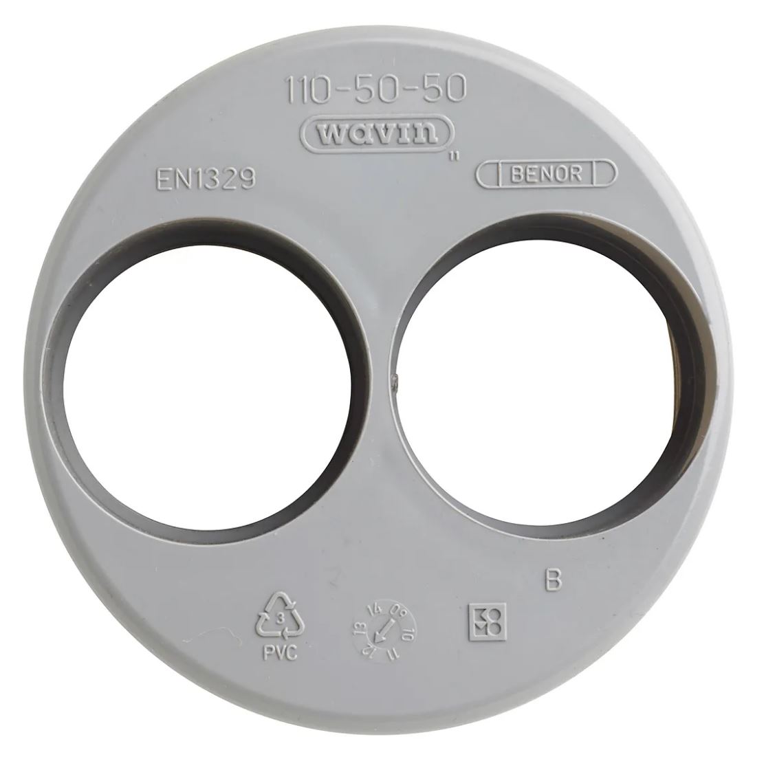 verloopring centrisch pvc grijs rwa-1 verloopring centrisch pvc grijs rwa-1
