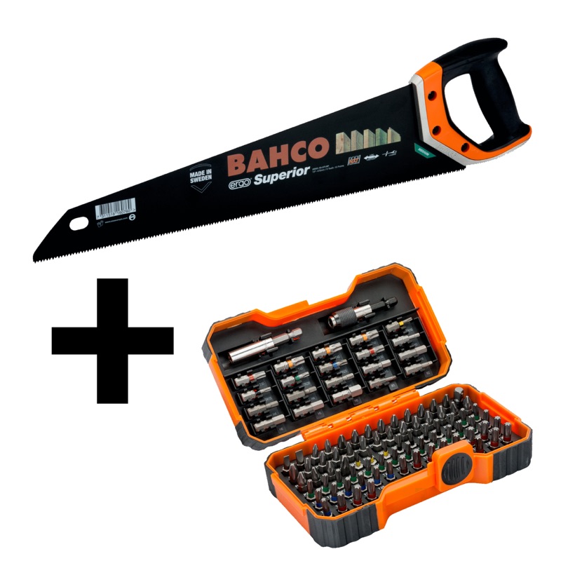 actieset handzaag + bitset bahco-1 actieset handzaag + bitset bahco-1