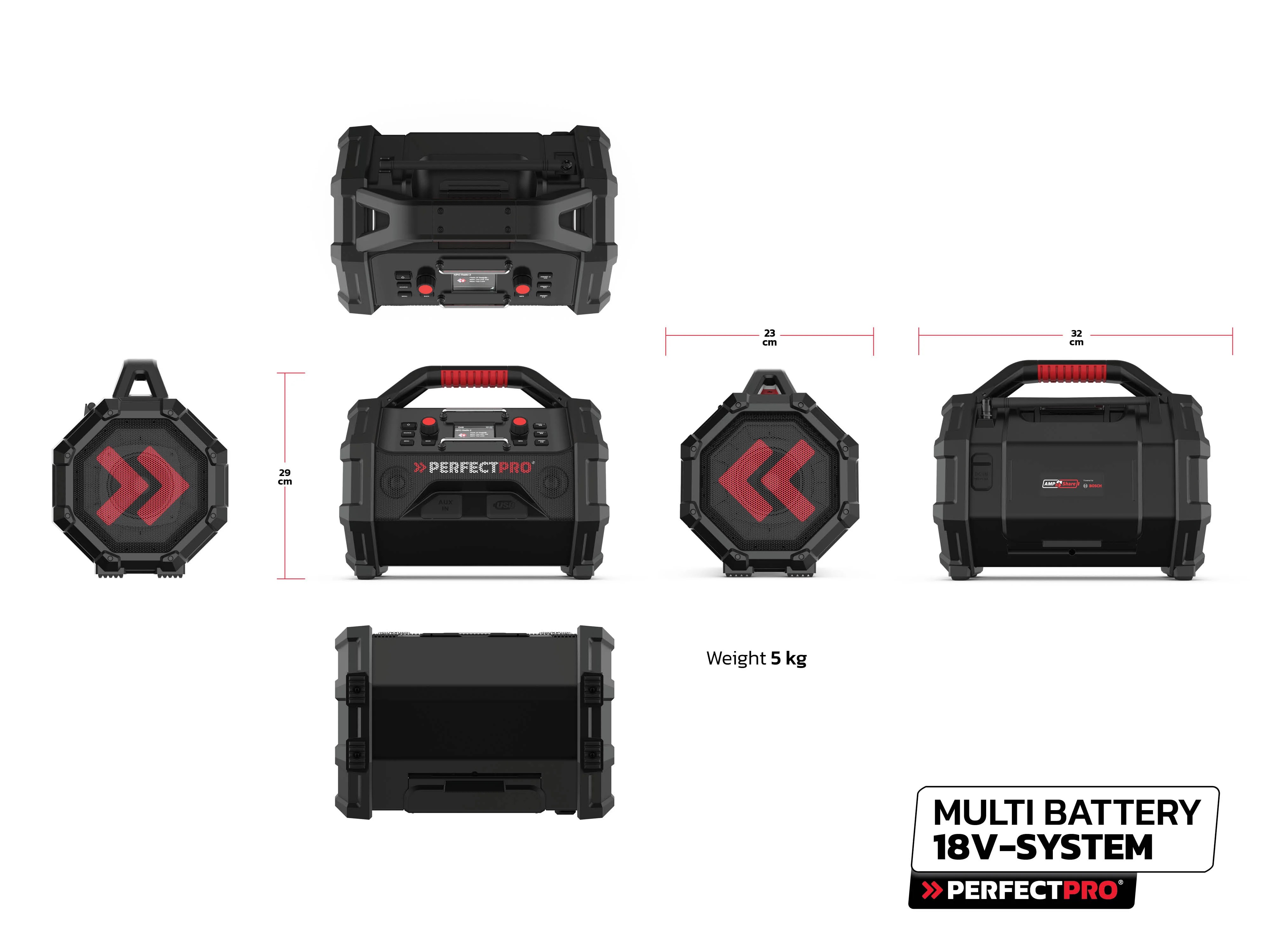 radio multi-battery perfectpro-11